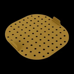Ygo Silicone Bakmat Airfryer AIRY Vierkant Oker| Kookaccessoires|Bakaccessoires