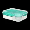 Ygo Sis.ToGo Lunchbox 4 Comp./Yog.potje Minty| Lunchboxes & Drinkbussen|To Go