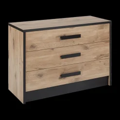 Ygo Slaapkamer ROSALIND: Kleerkast B245 + Bed 180x200 + Commode B110 + 2x Nachttafel B53| Slaapkamers