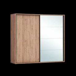Ygo Slaapkamer ZELDA: Kleerkast 240cm + Bed 160x200 + Commode + 2x Nachttafel B58| Slaapkamers
