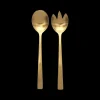 Ygo Slabestek SALAD 2Del. Goud| Bestek