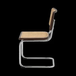Ygo Sledestoel GUSTAV Beech Wood Canaletto / Chrome frame| Stoelen