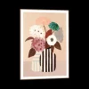 Ygo Slim Frame Wood Naturel Setting| Wanddecoratie