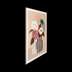 Ygo Slim Frame Wood Naturel Setting| Wanddecoratie