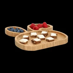 Ygo Snackbord BUNNY Konijn Bamboe| Servies