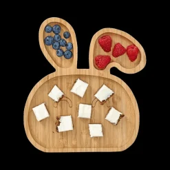 Ygo Snackbord BUNNY Konijn Bamboe| Servies