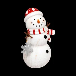 Ygo Sneeuwman BIXBY Poly Wit/Rood| Kerst