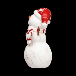 Ygo Sneeuwman BIXBY Poly Wit/Rood| Kerst