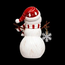 Ygo Sneeuwman BIXBY Poly Wit/Rood| Kerst