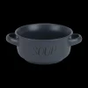Ygo Soepkom Tekst 'Soup' Dark Grey 47cl| Servies