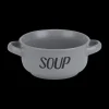 Ygo Soepkom Tekst 'Soup' Grey 47cl| Servies