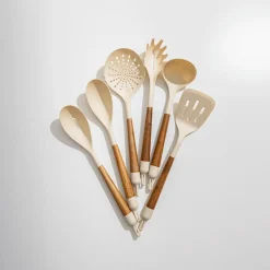 Ygo Soeplepel DOROTA Beige/Hout| Kookaccessoires|Bakaccessoires