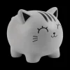 Ygo Spaarpot GREY CAT Grijs| Decoratieve Accessoires|Woondecoratie