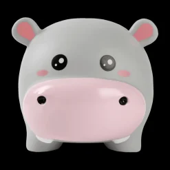 Ygo Spaarpot HIPPO Grijs| Decoratieve Accessoires|Woondecoratie