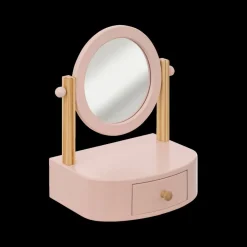 Ygo Spiegel PRINSES M/Opbergvak Roze| Decoratieve Accessoires|Accessoires