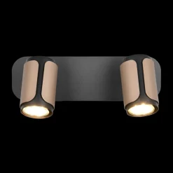 Ygo Spot GILLAN 2Del. Zwart/Coffee| Spots