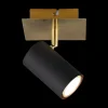 Ygo Spot MARLEY 1-Delig Metaal Zwart/Goud| Spots