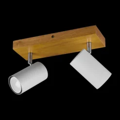 Ygo Spot MARLEY Metaal Hout/Metaal Wit| Spots