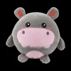 Ygo Squichy Kussen HIPPO Grijs/Roze| Slaapkamer|Accessoires