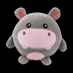 Ygo Squichy Kussen HIPPO Grijs/Roze| Slaapkamer|Accessoires