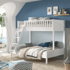 Ygo Stapelbed CHARLOTTE Wit 140x200/90x200| Slaapkamer|Bedden