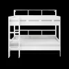 Ygo Stapelbed STITCH 90x200 Wit (Incl. Bedlade en Bodems)| Slaapkamer|Bedden