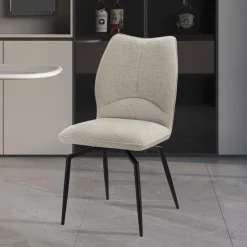 Ygo Stoel ANETA Draaibaar Ecru| Stoelen