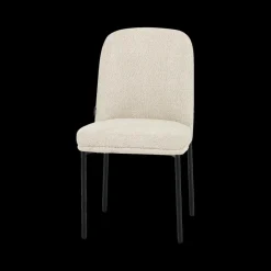 Ygo Stoel CAMILLA Bouclé Beige| Stoelen