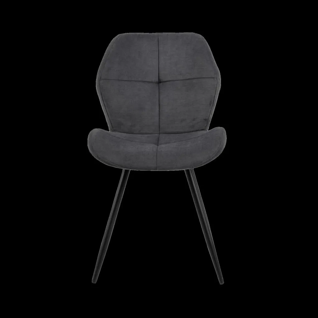 Ygo Stoel DITTE Holly Anthracite 28| Stoelen