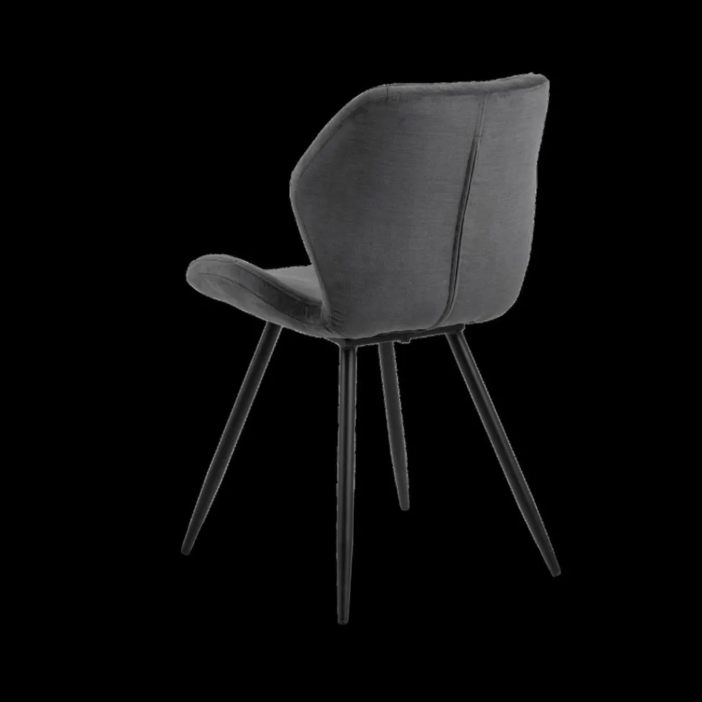 Ygo Stoel DITTE Holly Anthracite 28| Stoelen