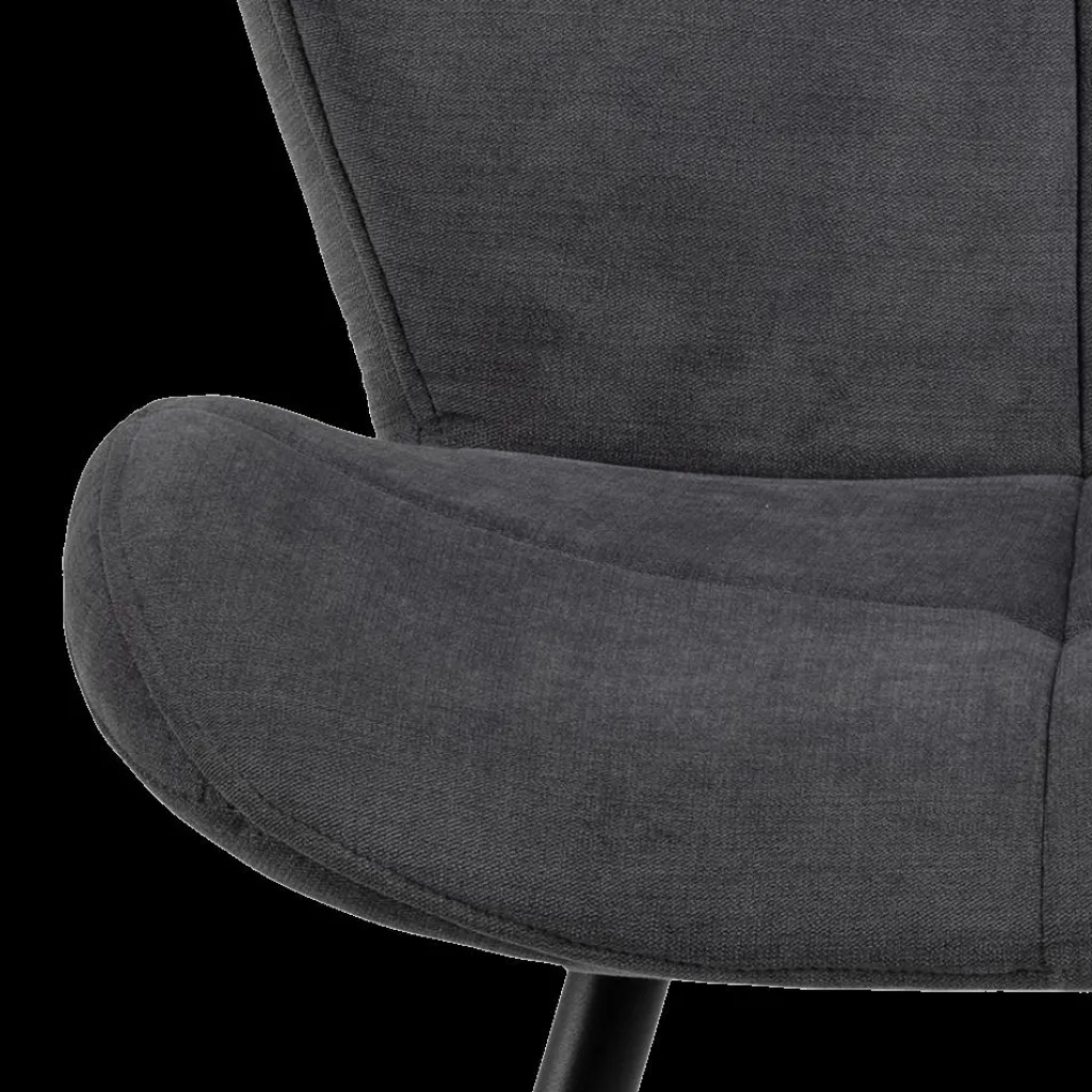 Ygo Stoel DITTE Holly Anthracite 28| Stoelen