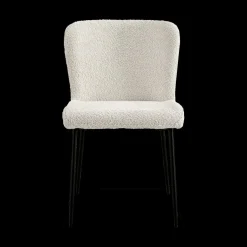 Ygo Stoel DORIEN Bouclé Ecru| Stoelen