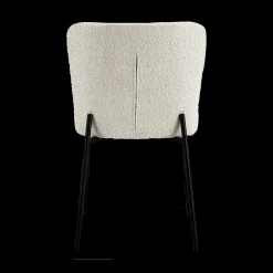Ygo Stoel DORIEN Bouclé Ecru| Stoelen