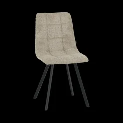 Ygo Stoel ERVI Bouclé Caffe Latte| Stoelen