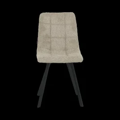 Ygo Stoel ERVI Bouclé Caffe Latte| Stoelen