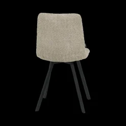 Ygo Stoel ERVI Bouclé Caffe Latte| Stoelen