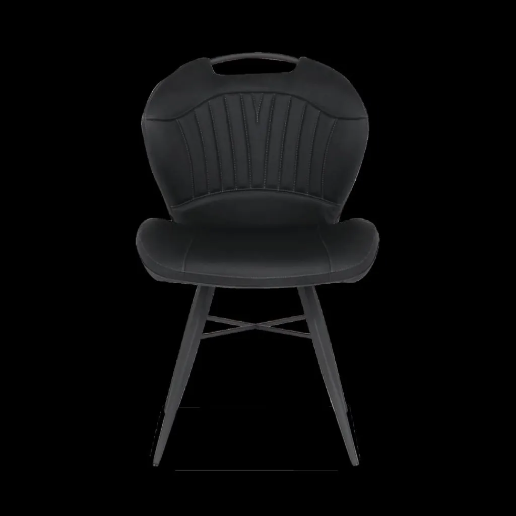 Ygo Stoel FALL Eco PU Nero| Stoelen