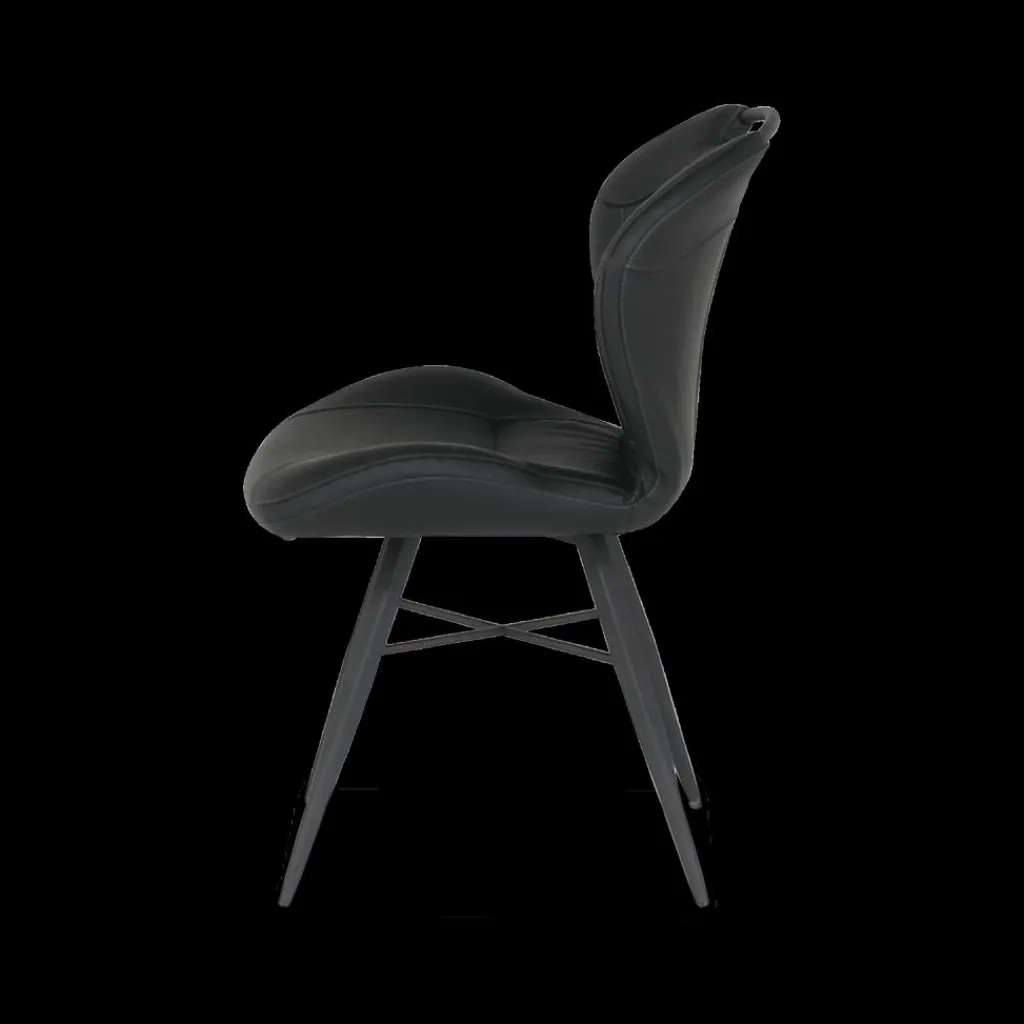 Ygo Stoel FALL Eco PU Nero| Stoelen