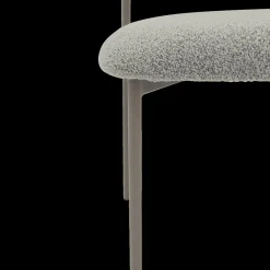 Ygo Stoel FJERRE Bouclé Grijs| Stoelen