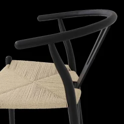 Ygo Stoel FOSS Ash Wood Black| Stoelen