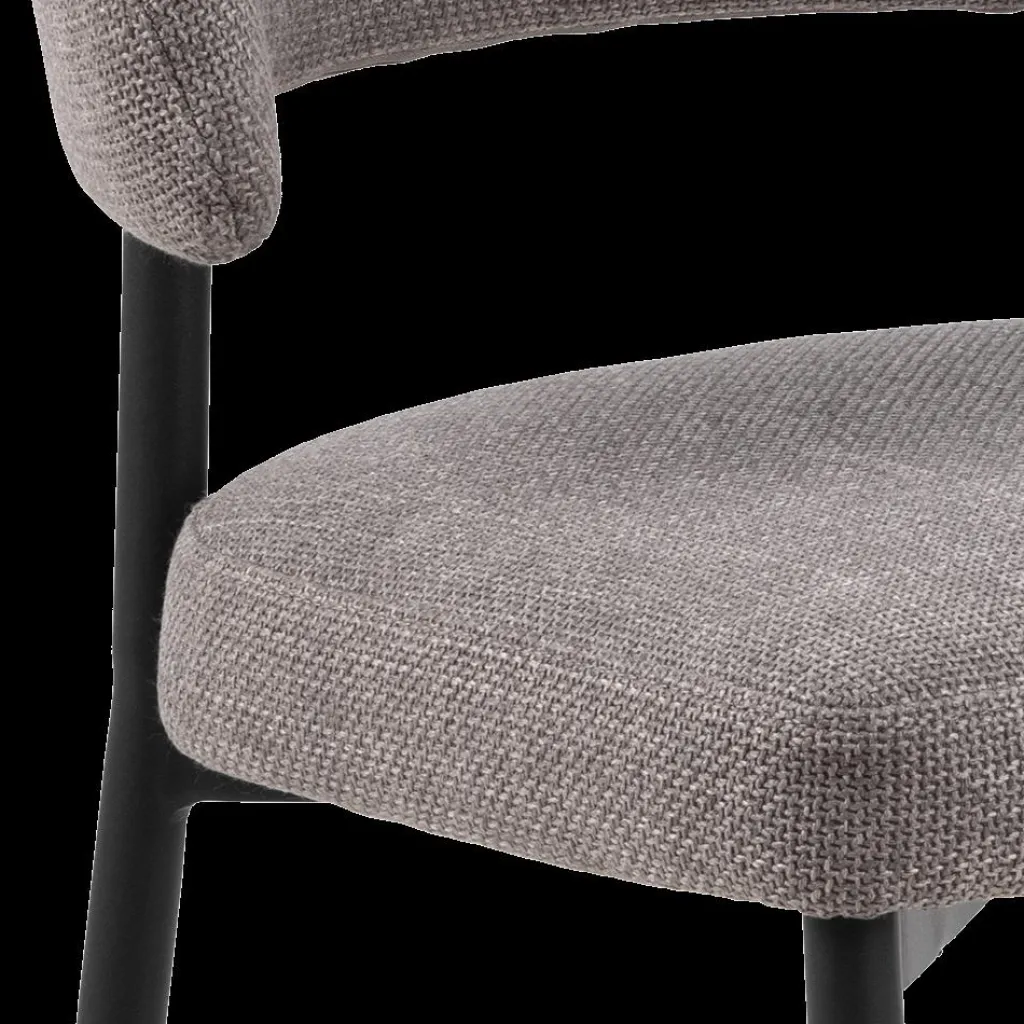 Ygo Stoel FRIDA Basel Grey/Brown| Stoelen