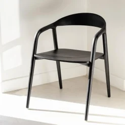 Ygo Stoel HJALMAR Ash Wood Black| Stoelen