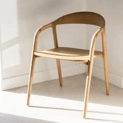 Ygo Stoel HJALMAR Ash Wood Natural| Stoelen