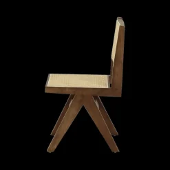 Ygo Stoel JAKI Ash Wood Walnut/Rotan| Stoelen