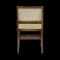 Ygo Stoel JAKI Ash Wood Walnut/Rotan| Stoelen