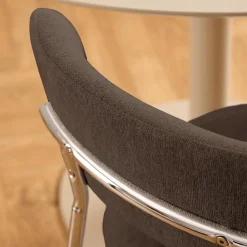 Ygo Stoel LYKKO Bruin/Chrome| Stoelen