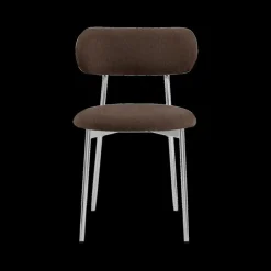 Ygo Stoel LYKKO Bruin/Chrome| Stoelen