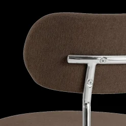 Ygo Stoel LYKKO Bruin/Chrome| Stoelen