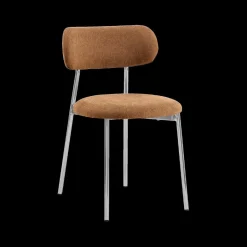 Ygo Stoel LYKKO Terracotta/Chrome| Stoelen