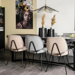 Ygo Stoel MEENA Beige| Stoelen